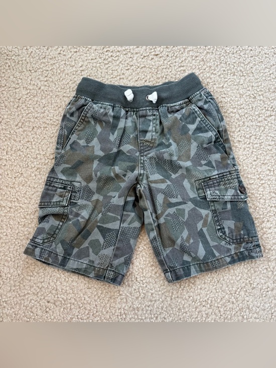 Cat & Jack Other - Cat & Jack Boys Camouflage Cargo Shorts - Green Size XS (4/5)